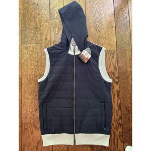 New Puma Clubhouse Hybrid Primaloft Golf Vest Hoodie Men Size XXL $250